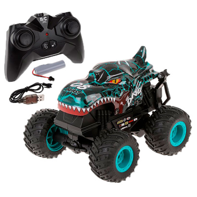 Машина Лазеркар Монстр трак Дино радиоуправляемая трюки дрифт Crossbot 870949 1